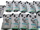 a group of panda tea bags sitting on top of each other