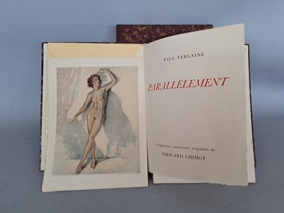 un livre ouvert sur lequel figure l'image d'une femme nue