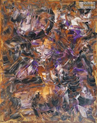 Eric Alexandre LEPINE Noir et rouille, 2023