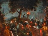 an image of a painting of a group of people dressed in armor