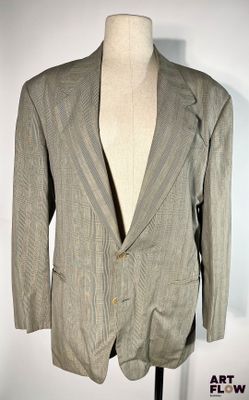 VALENTINO Couture - Veste de costume vintage à motifs prince…