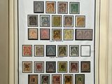 a book with a picture of stamps on it