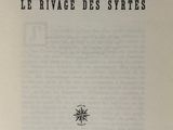 the front cover of a book with a black and white image