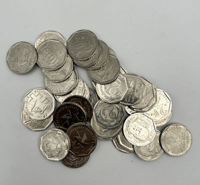 40 PIECES 2 Francs 1993, 1995, 1997.