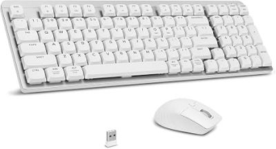 un clavier et une souris d'ordinateur placés l'un à côté de l'autre