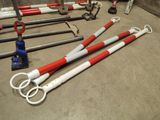 a lot of tools that are laying out on the floor