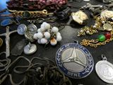 a table with many different types of jewelry on it