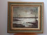 a picture of a painting hanging on a wall