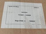 an open box with a label on it sitting on top of a table