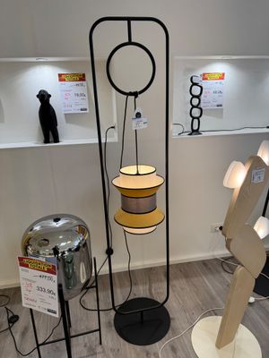 Lampe LOKYLIAN Noir/gris/caramel