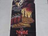 une affiche du film « Le nom de la rose »