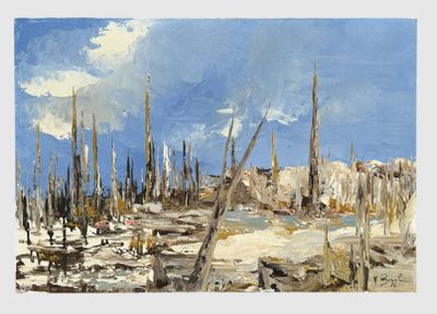 Héléna BOSCHI (XX) Le port - 1972