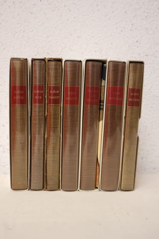 Lot de Pléiade : Album : sous emboitage. CHATEAUBRIAND, ROUSSEAU,...