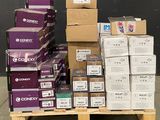 a pallet full of boxes and boxes on a pallet