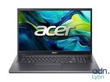 L'ordinateur portable Acer est allumé et prêt à l'emploi.