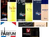 several different types of perfumes are displayed in a collage