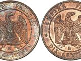 Gros plan sur une pièce de monnaie ornée d'un aigle