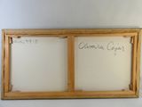 a picture of a picture of a window with writing on it