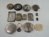 a lot of antique items that are on the table