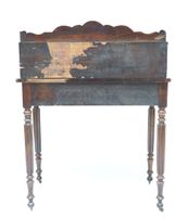 Bureau à gradin en acajou et placage d'acajou - H. (photo 4)