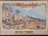 une photo d'une carte postale représentant un bon café à Azzura