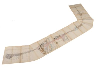 an old map of a city on a white background