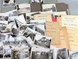 plusieurs vieilles photographies en noir et blanc représentant des trains et des voies ferrées