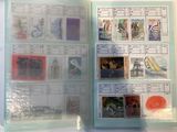a picture of a book with stamps and stamps on it