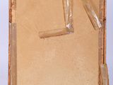 a cardboard box with a picture of a person on it