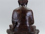 an image of a statue of a buddha sitting on top of a table
