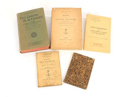 several old books sitting on top of each other on a white surface