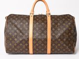 louis vuitton monogram canvas keepall bag