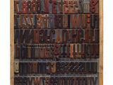 une ancienne technique d'impression typographique utilisant un châssis en bois