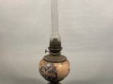 a small lamp that is sitting on a table