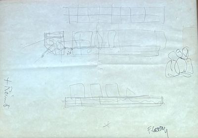 un dessin représentant un bus sur une feuille de papier