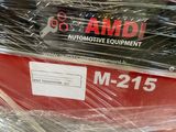a red box with a sticker on it that says amd automotive equipment