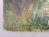 a picture of a painting on the wall of a room