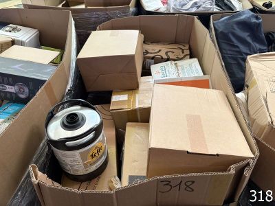 a lot of boxes that are sitting on the ground