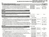 a sheet of paper with a list of various items on it