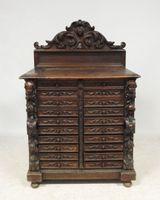 Médailler ou meuble de collectionneur de style Henri II en c…