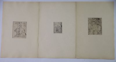 Floris JESPERS (1889-1965) La maison Hommes attablés Rue ani…