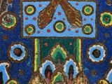 an image of a painting of a person with a cross on it