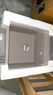 FRANKE - Evier taupe mat modèle 39 OS - Fragranite - Dimensi…