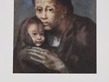 an image of a painting of a woman holding a baby