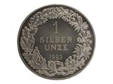 pièce d'argent portant le chiffre 1 sur fond blanc
