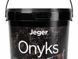 un seau rempli de Jeger Onyx sur fond blanc