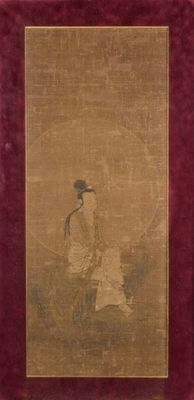 une image d'un tableau représentant un homme assis sur une chaise