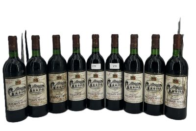 9 bouteilles Château RAUSAN-SEGLA Grand Cru Classé Margaux 1…