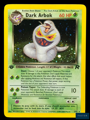 une photo d'une carte Pokémon sur laquelle figure un ours polaire