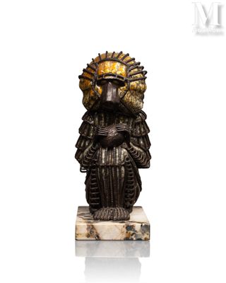 an image of a statue of a man with a hat on his head